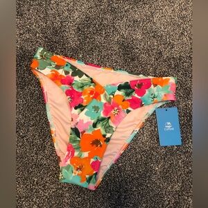 Cupshe Multicolor Floral Bikini Bottom